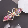 Alloy Electroplated Bow Rhinestone Ponytail Clip Hair Accessories For Ladies