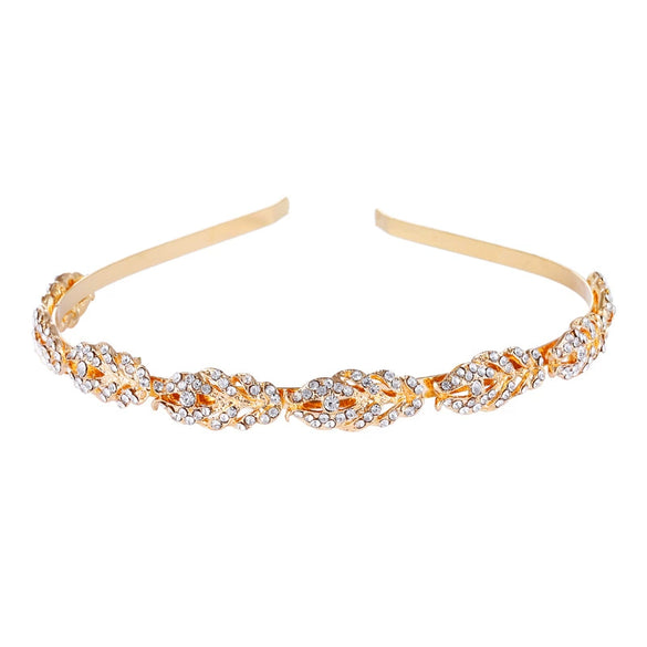 Alloy Electroplated Bridal Headband Women's Hair Accessories