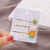 Alloy Electroplated Cartoon Animals Women's Word Clip Hairpin Hair Accessories