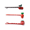 Alloy Electroplated Cartoon Fruit And Character Hairpin Women's Hair Accessories