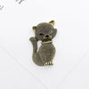 Alloy Electroplated Cat Mobile Phone Shell Diy Accessories Handmade Material