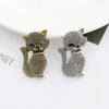 Alloy Electroplated Cat Mobile Phone Shell Diy Accessories Handmade Material