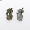 Alloy Electroplated Cat Mobile Phone Shell Diy Accessories Handmade Material