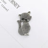 Alloy Electroplated Cat Mobile Phone Shell Diy Accessories Handmade Material