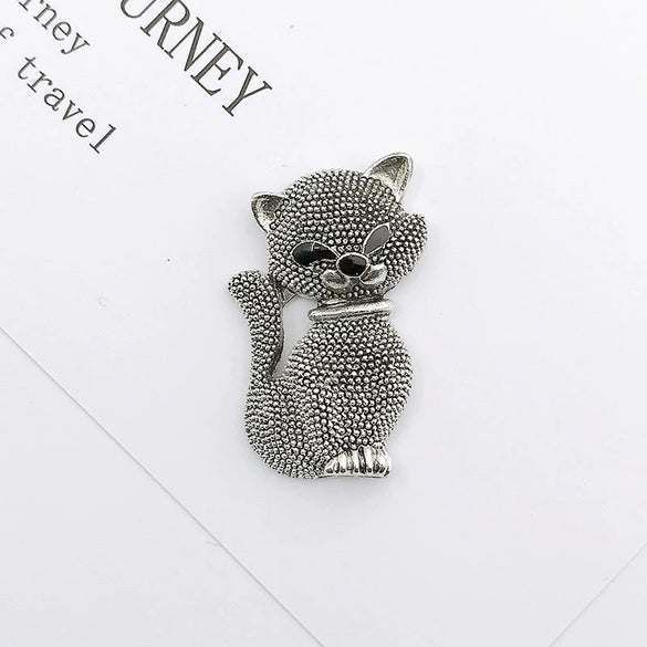 Alloy Electroplated Cat Mobile Phone Shell Diy Accessories Handmade Material