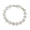 Alloy Electroplated Elegant Love Bracelet For Women
