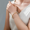 Alloy Electroplated Elegant Micropaved Zircon Design Bracelet