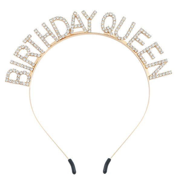 Alloy Electroplated Fashion Princess Crown Headband For Party Decoration