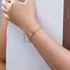 Alloy Electroplated Fashionable Niche Design Micropaved Zircon Leaf Butterfly Elegant Women's Bracelet