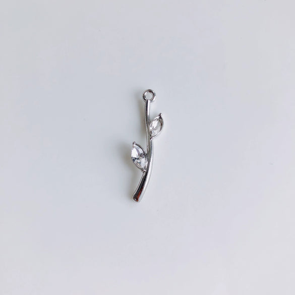Alloy Electroplated Fresh Asymmetric Onepiece Lollipop Branch Earrings Jewelry Accessories