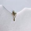 Alloy Electroplated Fresh Asymmetric Onepiece Lollipop Branch Earrings Jewelry Accessories