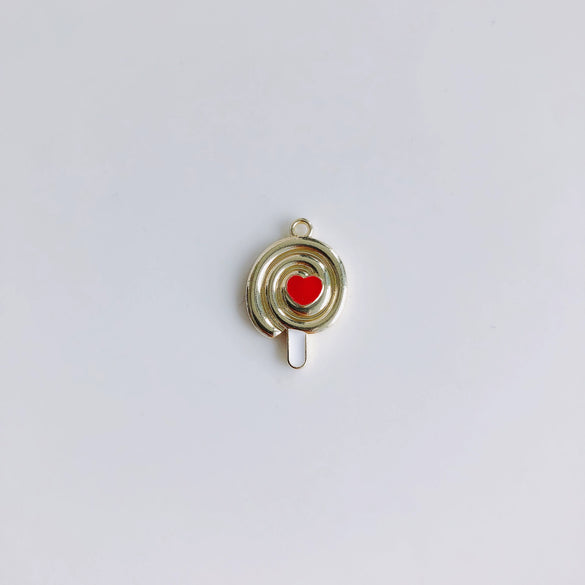 Alloy Electroplated Fresh Asymmetric Onepiece Lollipop Branch Earrings Jewelry Accessories
