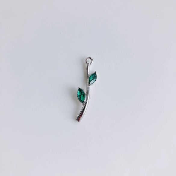 Alloy Electroplated Fresh Asymmetric Onepiece Lollipop Branch Earrings Jewelry Accessories