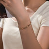 Alloy Electroplated Geometric Bracelet Fashion Retro Style Jewelry For Women