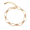 Alloy Electroplated Geometric Bracelet Fashion Retro Style Jewelry For Women