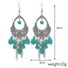 Alloy Electroplated Geometric Heart Earrings