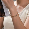 Alloy Electroplated Geometric Square Bracelet Jewelry For Women And Unisex