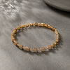 Alloy Electroplated Geometric Square Bracelet Jewelry For Women And Unisex