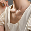 Alloy Electroplated Geometric Square Zircon Women's Necklace