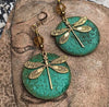 Alloy Electroplated Geometric Style Dragonfly Earrings For Women