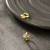 Alloy Electroplated Geometric Style Micropaved Zircon Women's Earrings Wholesale