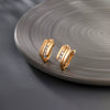 Alloy Electroplated Geometric Style Simple Earrings For Women