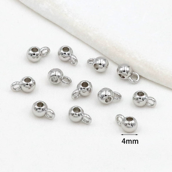 Alloy Electroplated Hanging Ball Pendant Diy Accessories For Earrings Bracelet