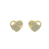 Alloy Electroplated Heart Shape Small Earrings For Women