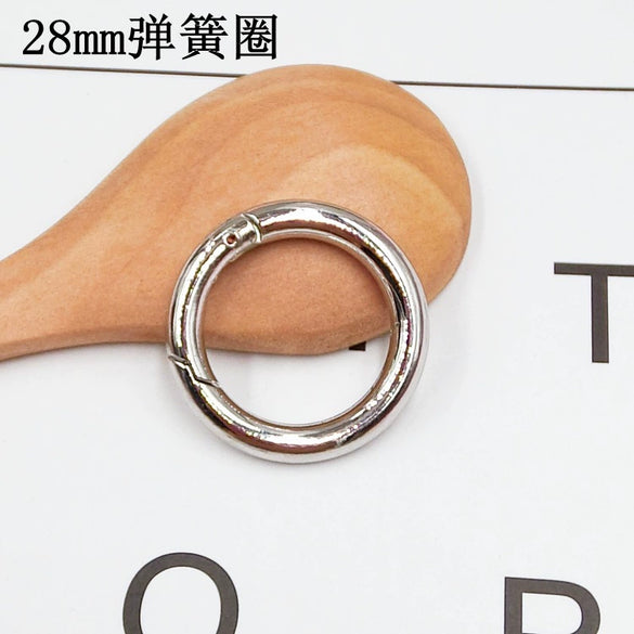 Alloy Electroplated Key Chain Material With Trinket Diy Hand Set Diamond Spring Ring And Lobster Clasp