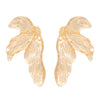 Alloy Electroplated Leaf Design Sense Women's Earrings