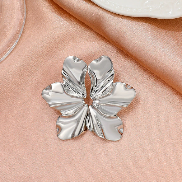 Alloy Electroplated Leaf Design Sense Women's Earrings