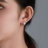 Alloy Electroplated Light Luxury Style Geometric Earrings For Women