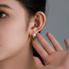 Alloy Electroplated Light Luxury Style Geometric Earrings For Women