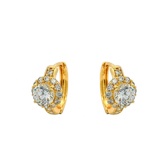 Alloy Electroplated Light Luxury Style Geometric Earrings For Women
