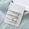 Alloy Electroplated Love Rabbit Hair Accessories Set For Women