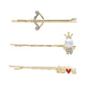 Alloy Electroplated Love Rabbit Hair Accessories Set For Women