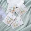Alloy Electroplated Love Rabbit Hair Accessories Set For Women