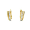 Alloy Electroplated Microencrusted Zircon Minimalist Style Women's Earrings