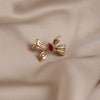 Alloy Electroplated Minimalist Bow Antiexposure Brooch Collar Pin