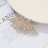Alloy Electroplated Minimalist Diamondencrusted Hairpin For Women