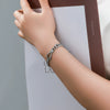 Alloy Electroplated Personality Cuban Chain Bracelet For Men And Women