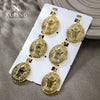 Alloy Electroplated Personality Geometric Pendant Necklace