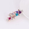 Alloy Electroplated Rose Flower Rhinestone Butterfly Women's Hairpin Hair Accessory