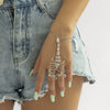 Alloy Electroplated Scorpion Zodiac Animal Threedimensional Finger Bracelet For Women
