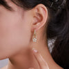 Alloy Electroplated Star Pattern Women's Earrings