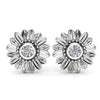 Alloy Electroplated Sunflower Pendant Clavicle Chain For Ladies