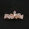 Alloy Electroplated Sweet Temperament Rhinestone Spring Clip For Women Hair Bow Clip