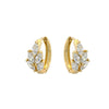 Alloy Electroplated Women's Elegant Flower Pattern Earrings