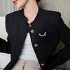Alloy Electroplated Women's Natural Style Smile Brooch Pin Accessories