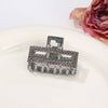 Alloy Electroplated Women's Rhinestone Pearl Hair Shark Clip With Bow Design